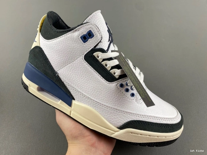 1st Kicks Shoes Blue x Diffused Maniere OG Air 3 Jordan SP Ma A HV8571-100 0708